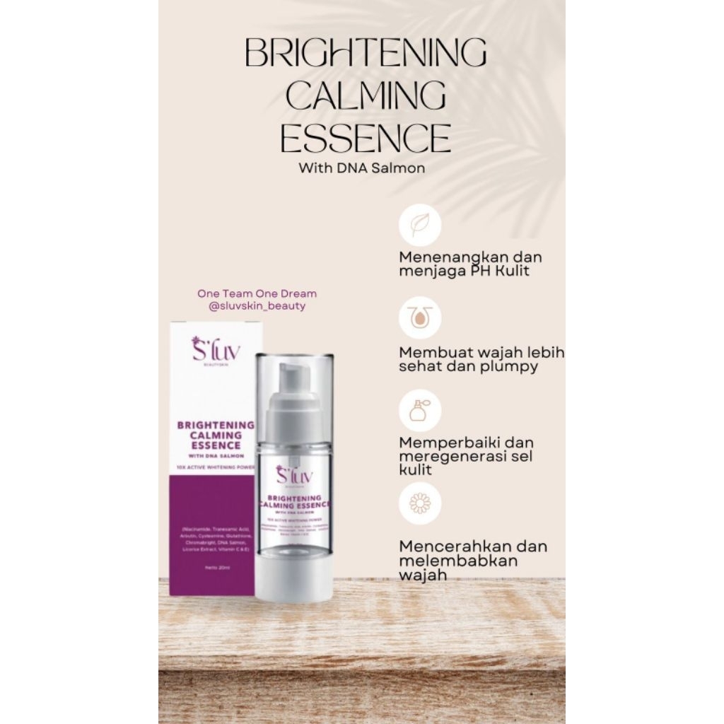 S'Luv Brightening Calming Essence with DNA salmon