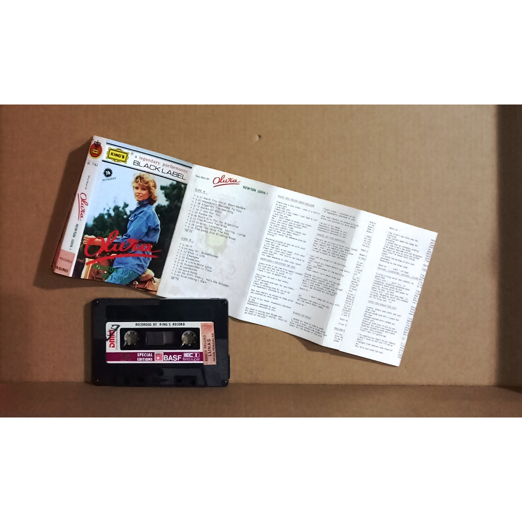 OLIVIA NEWTON JOHN - VERY BEST OF I - Kaset