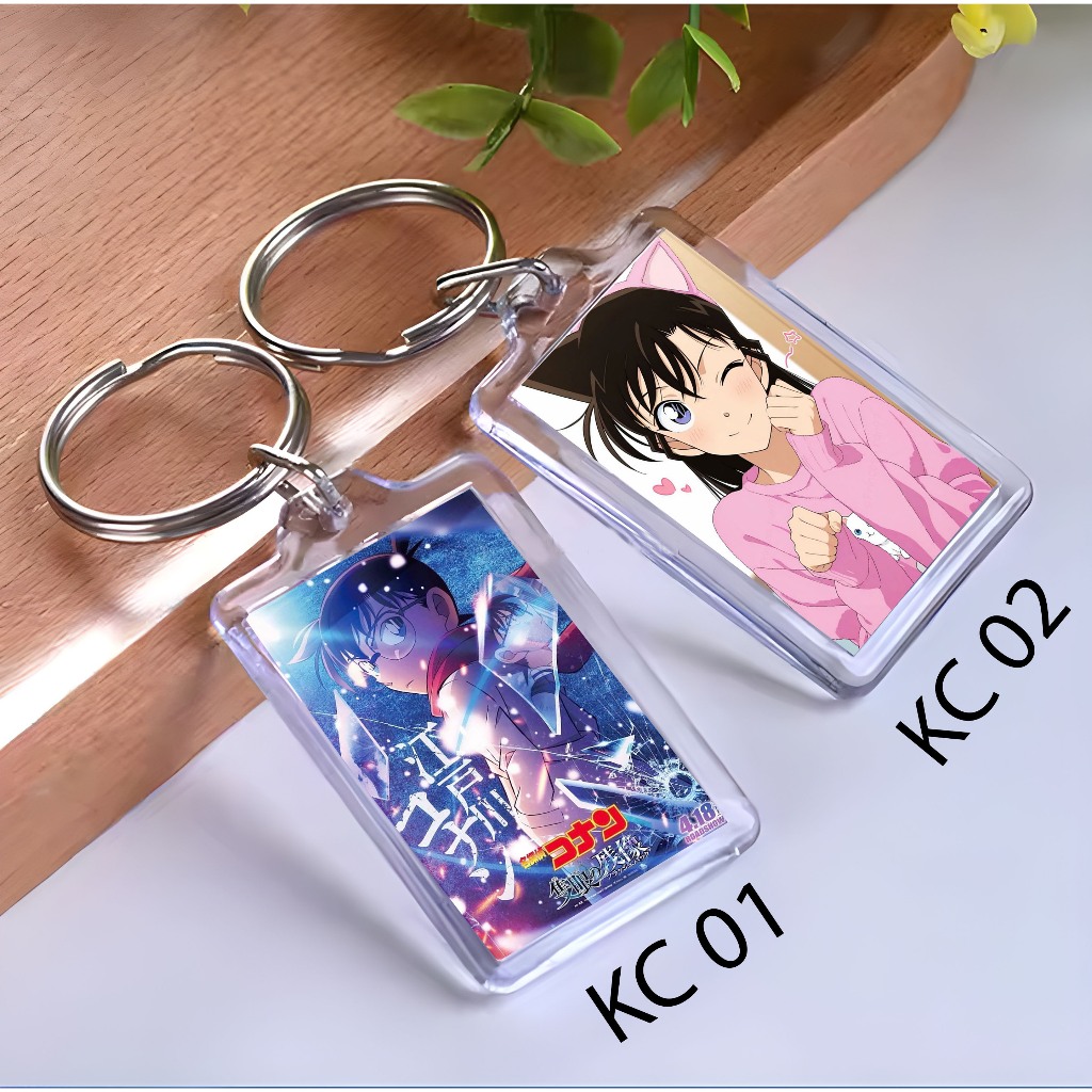 Keychain DETECTIVE CONAN - Ganci ANIME - Gantungan Kunci -  DETECTIVE CONAN