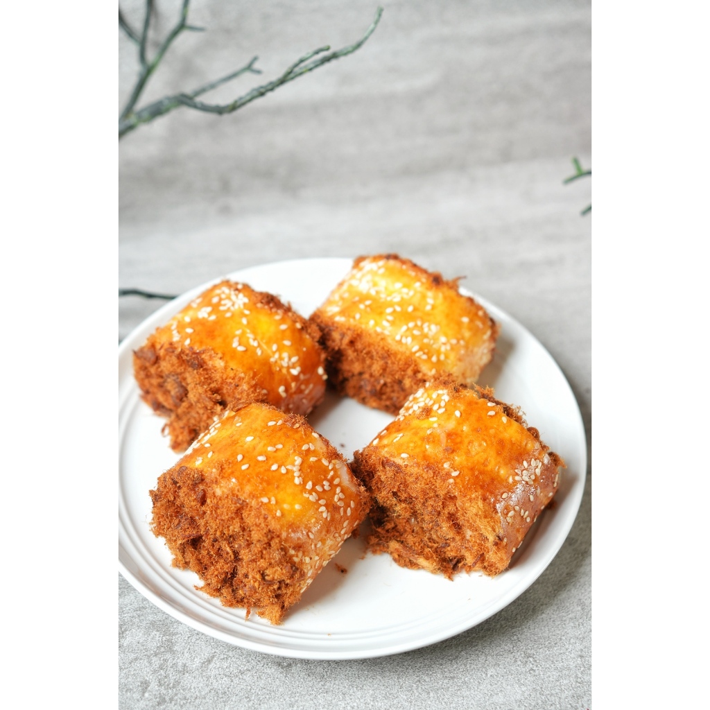 Roti Abon Gulung Orilla Bakery 8 Pcs – Abon Sapi Premium & Full Butter Wisjman Asli – Floss Roll Ori