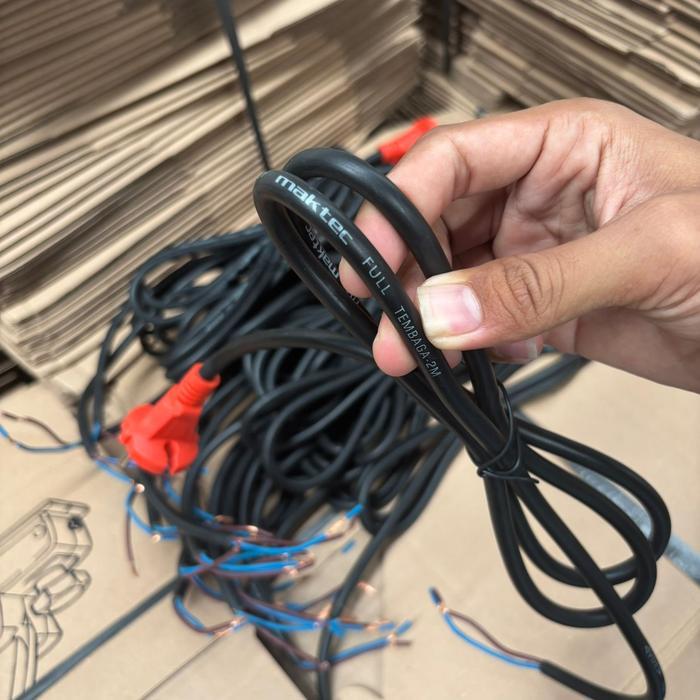 Cable Power Multi Fungsi Maktec Mesin Bor Listrik Gerinda Listrik Asli Kabel MT191 Original