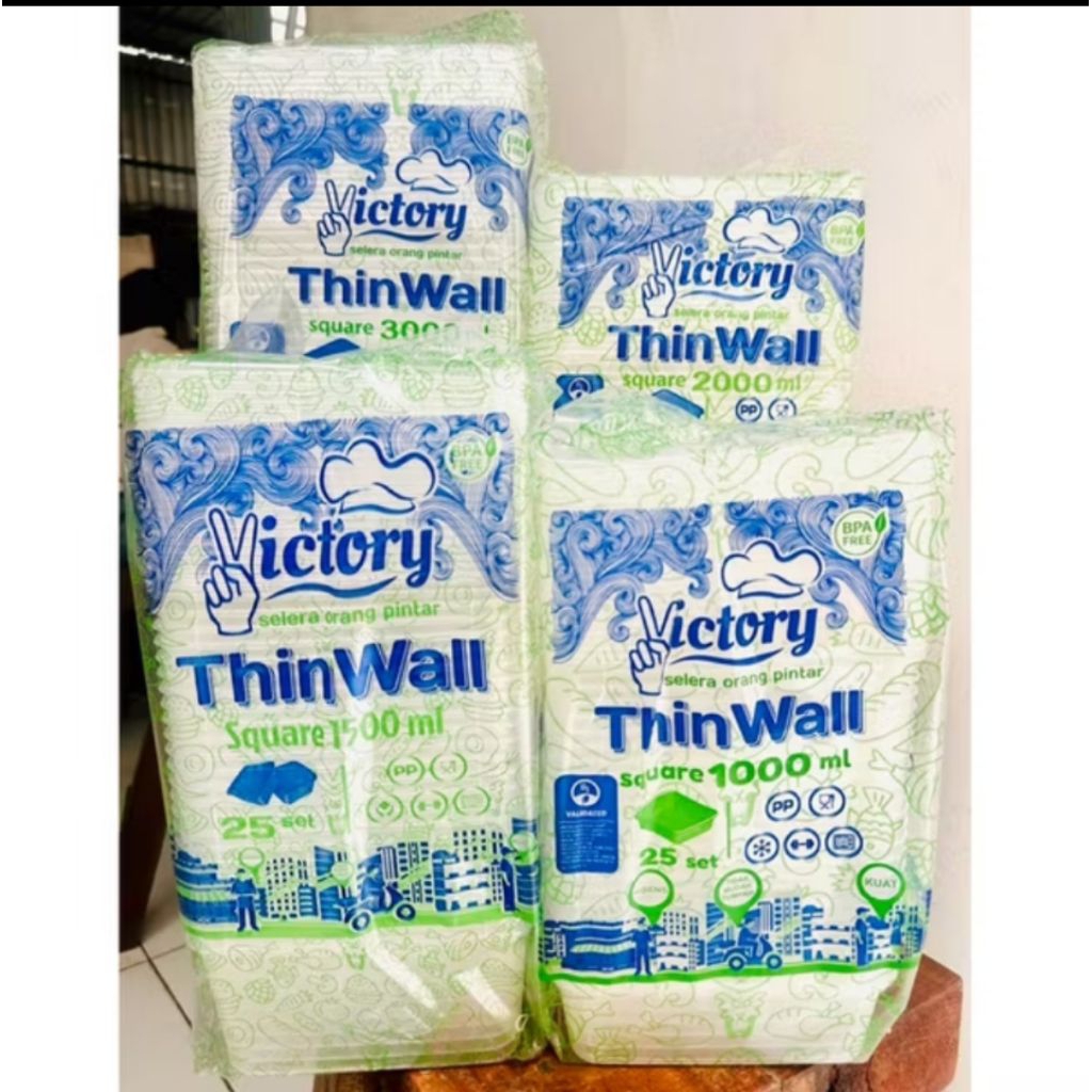 Victory Thinwall Square 2000ml