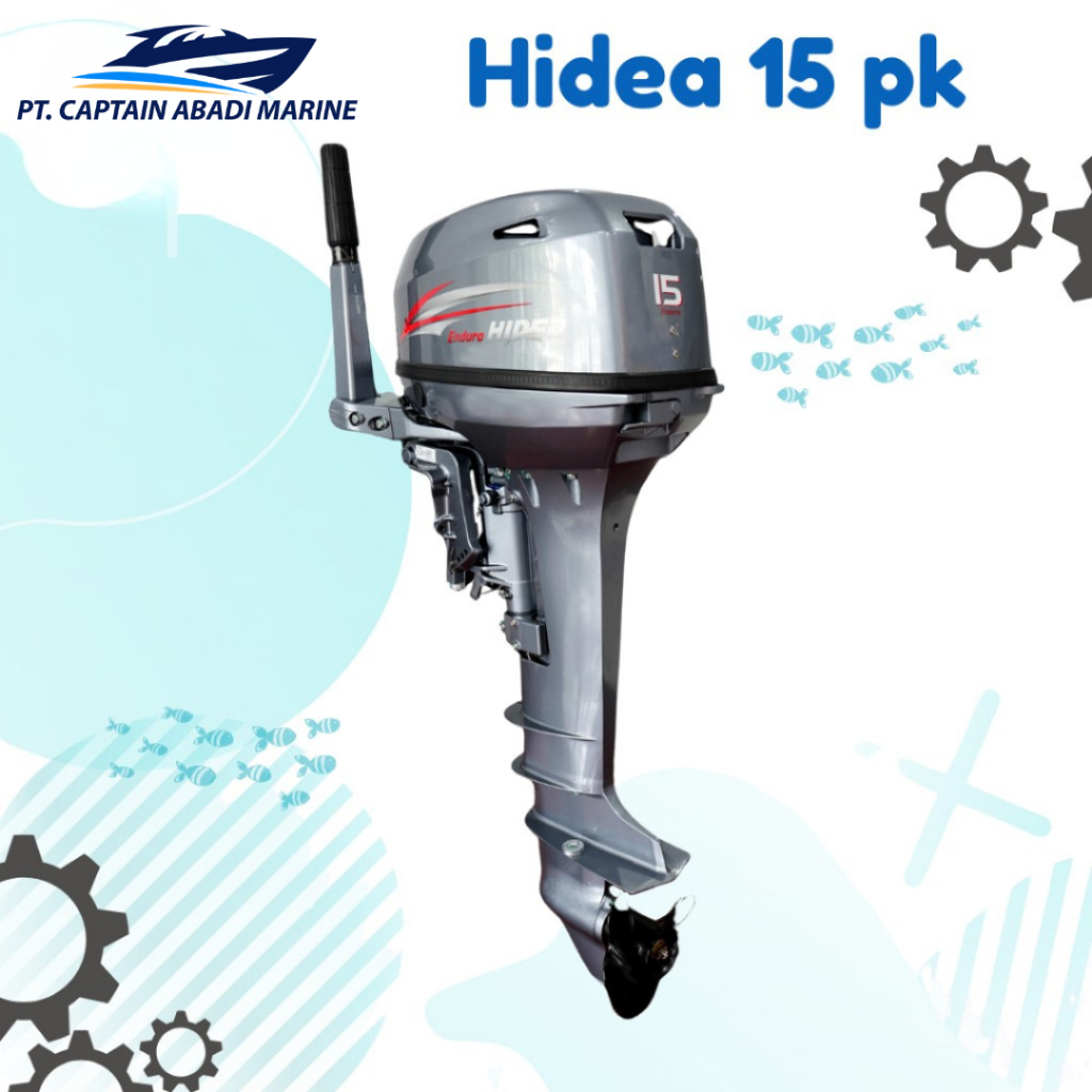 Mesin Tempel Perahu Mesin Tempel Kapal 15PK Hidea Engine Outboard