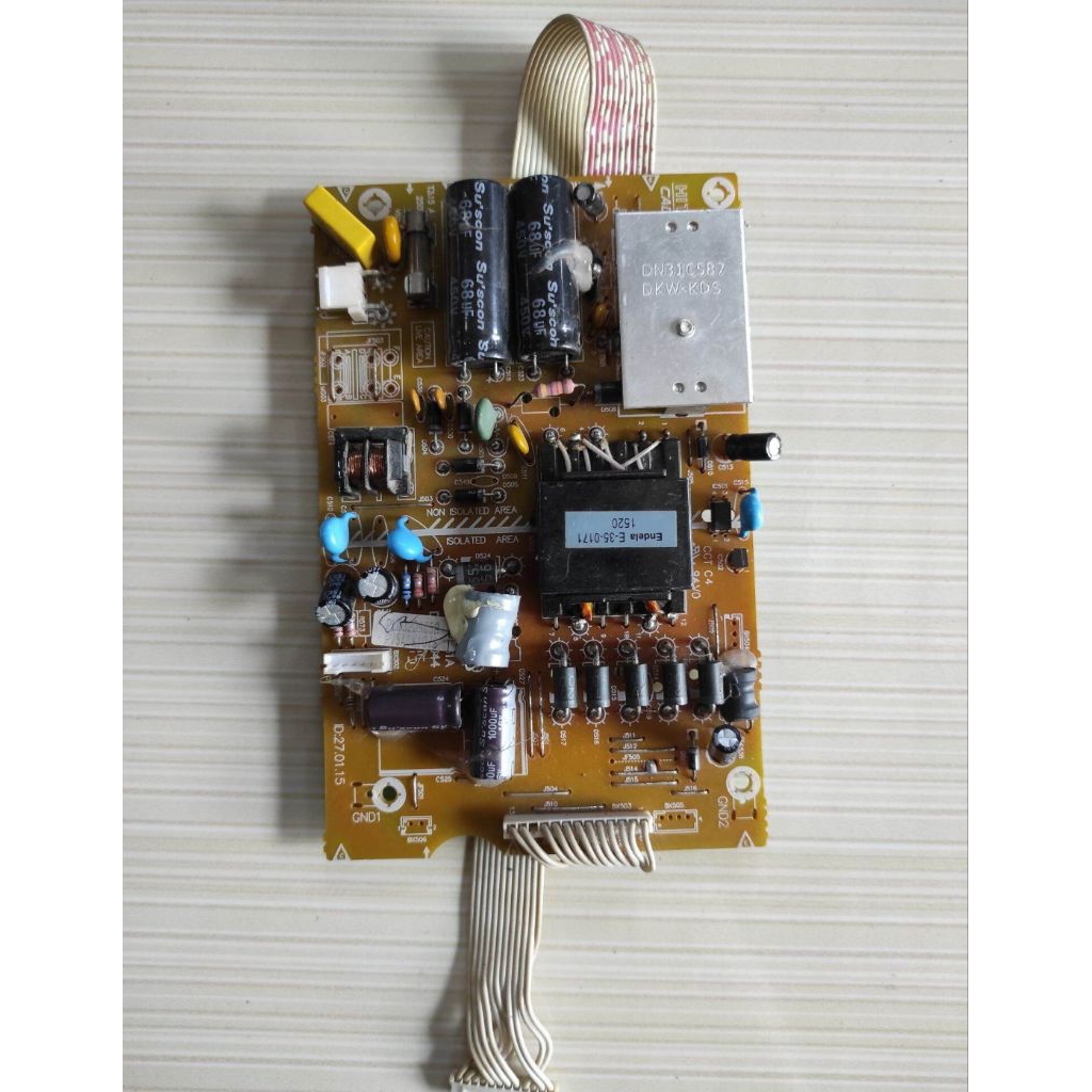 1 SET POLYTRON PLD 29D700 MAINBOARD DAN PSU 29D700