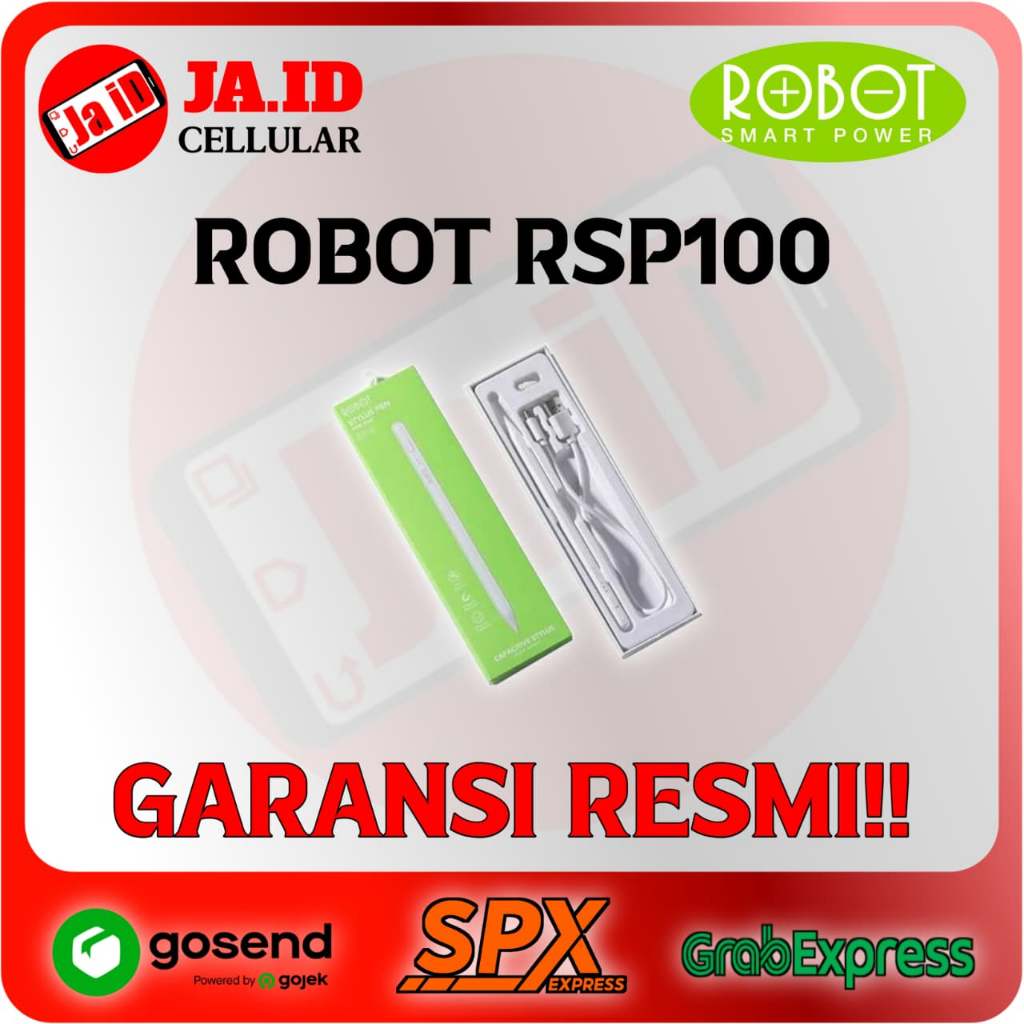 STYLUS PEN ROBOT RSP100 FOR IPAD ORIGINAL GARANSI RESMI