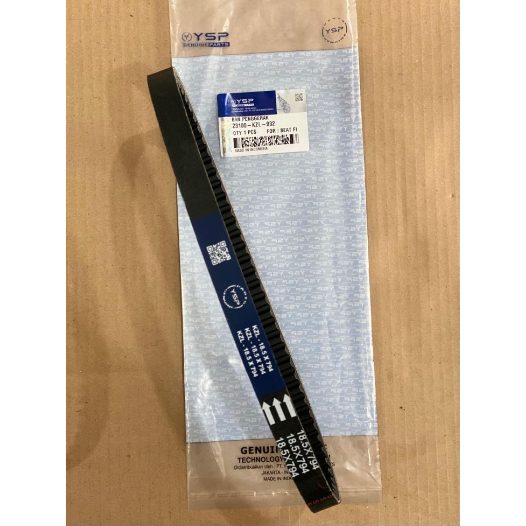 ORIGINAL YSP VANBELT ONLY  BEAT FI CBS (2012-2014) SFACY FI (2013-2018) VARIO 110 FI (2014-2015) SCO