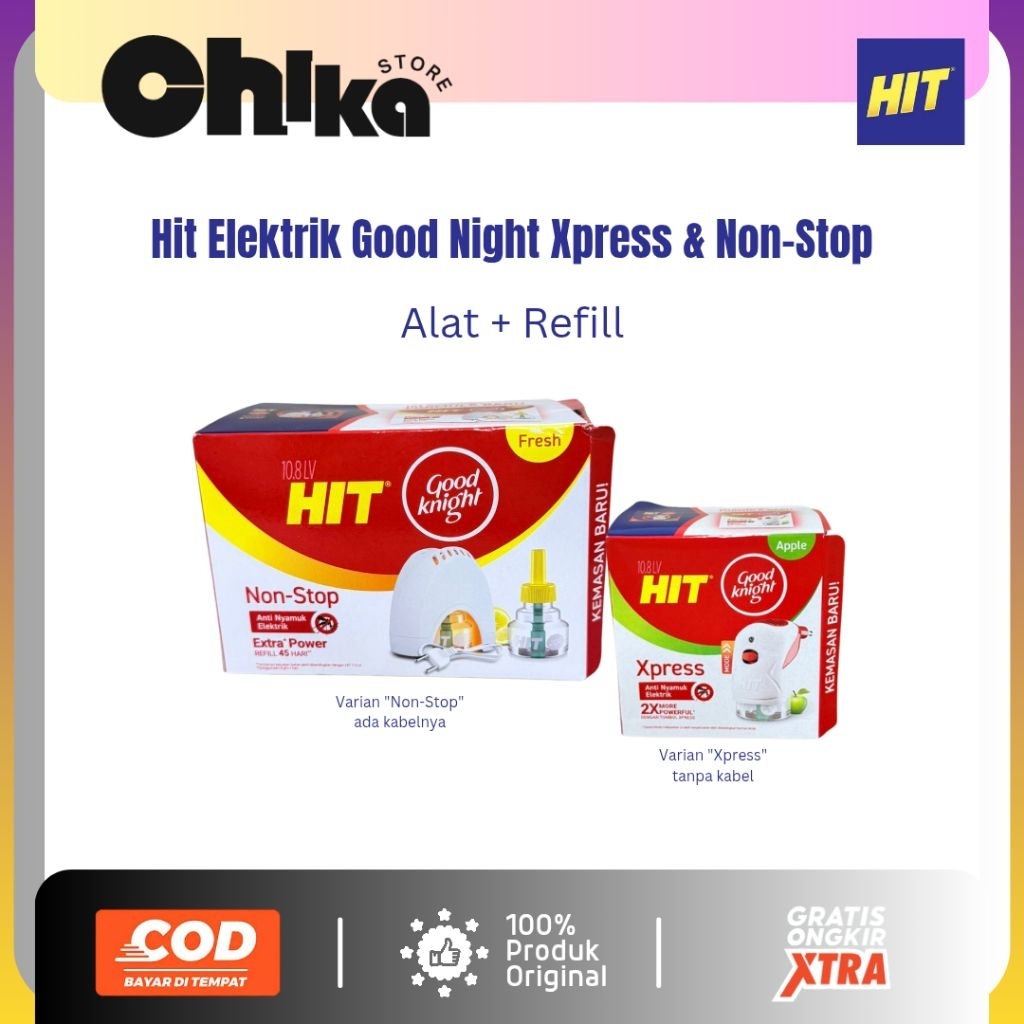 Hit Alat Elektrik Good Knight Nonstop dan Express | Alat Obat Nyamuk Elektrik
