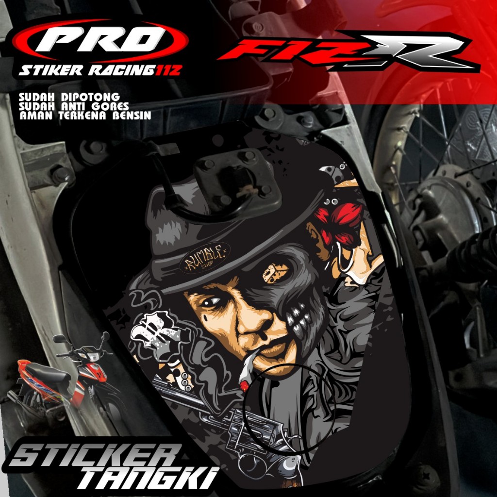 STIKER TANGKI FIZR STIKER TANGKI TEMPEL BODY MOTOR FIZR STIKER TANGKI FIZR