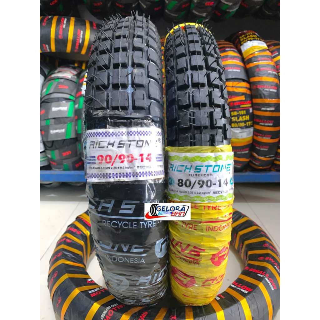 Ban Motor METIK SEMI TRAIL 80/90-14 dan 90/90-14 ban metic trail tril ban r14 ban vario ban mio ban 