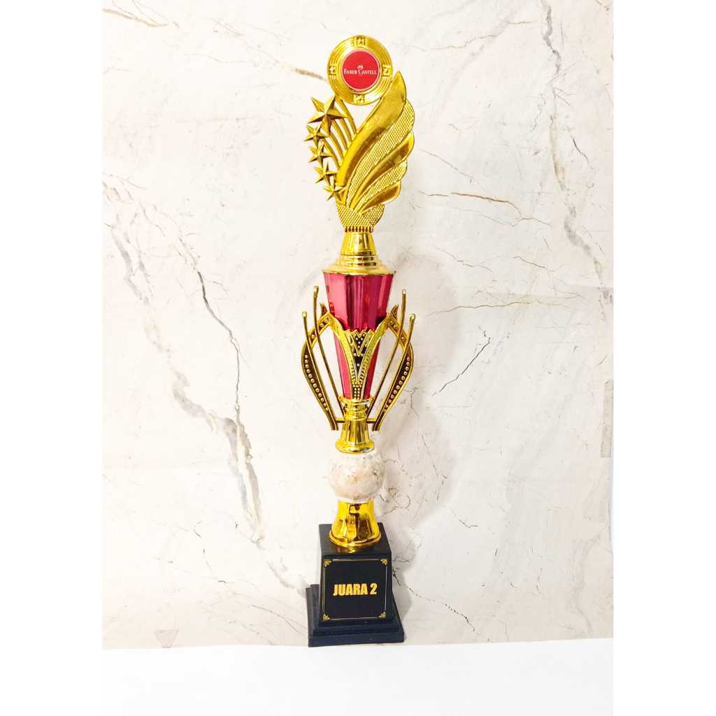 PIALA SATUAN MARMER BOLA OSLO BESAR | PIALA SATUAN MURAH TINGGI | PIALA TINGGI MODEL OSLO BESAR