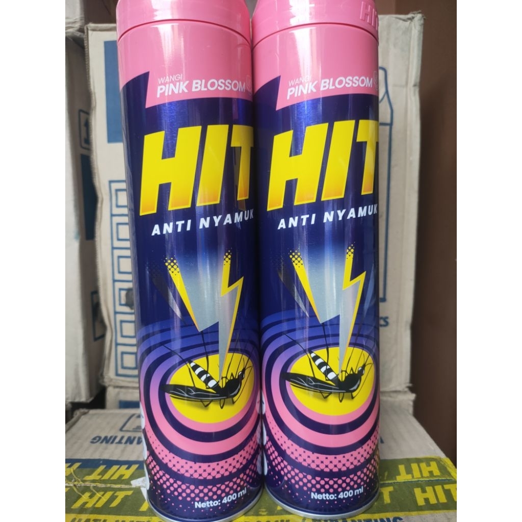 2 Pcs HIT Aerosol Semprot Anti Nyamuk - Hit Anti Nyamuk Aerosol 400ml - Hit Semprot Anti Nyamuk Ukur