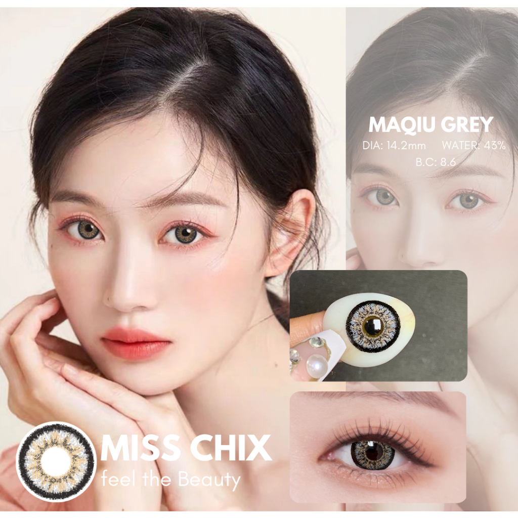 (Bisa COD) Softlens Maqiu New More Trapezium Dubai Miracle Softlens Minus Tinggi , Softlens Best Sel