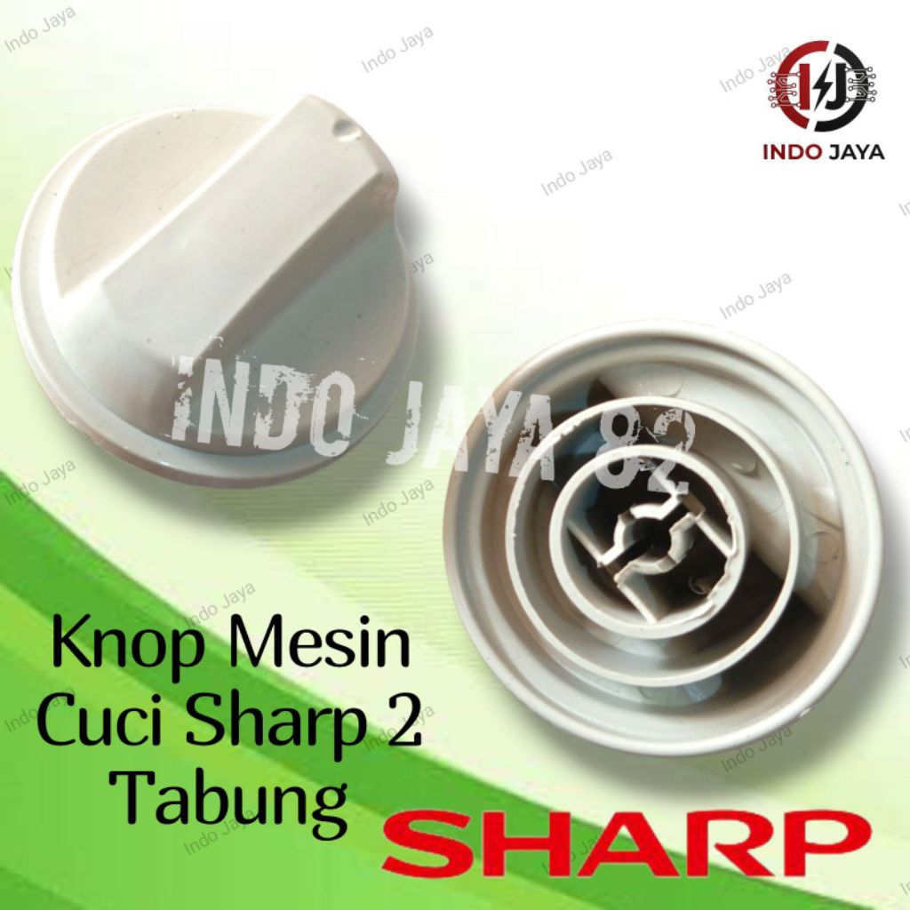 Knop mesin cuci Sharp 2 Tabung Puteran Mesin Cuci SHARP