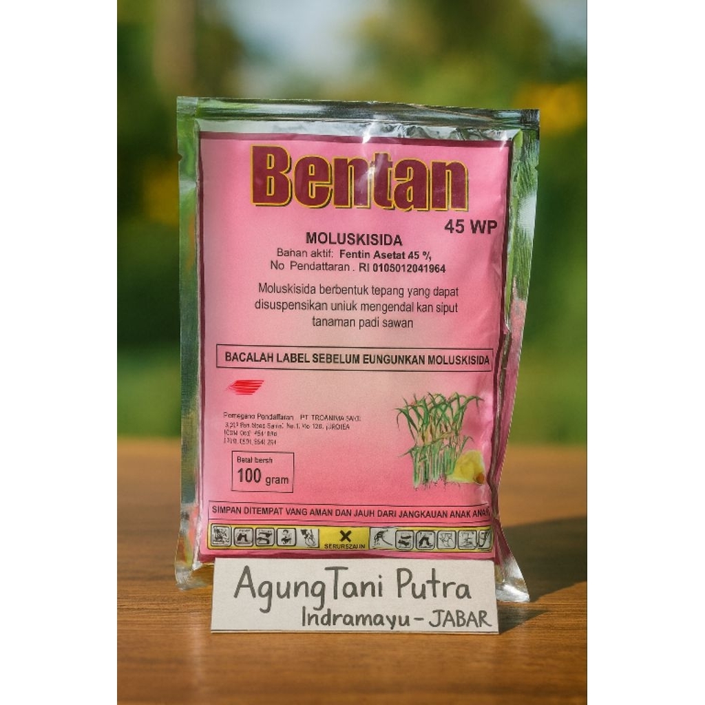 moluskisida bentan 45 WP racun obat keong 100 gram