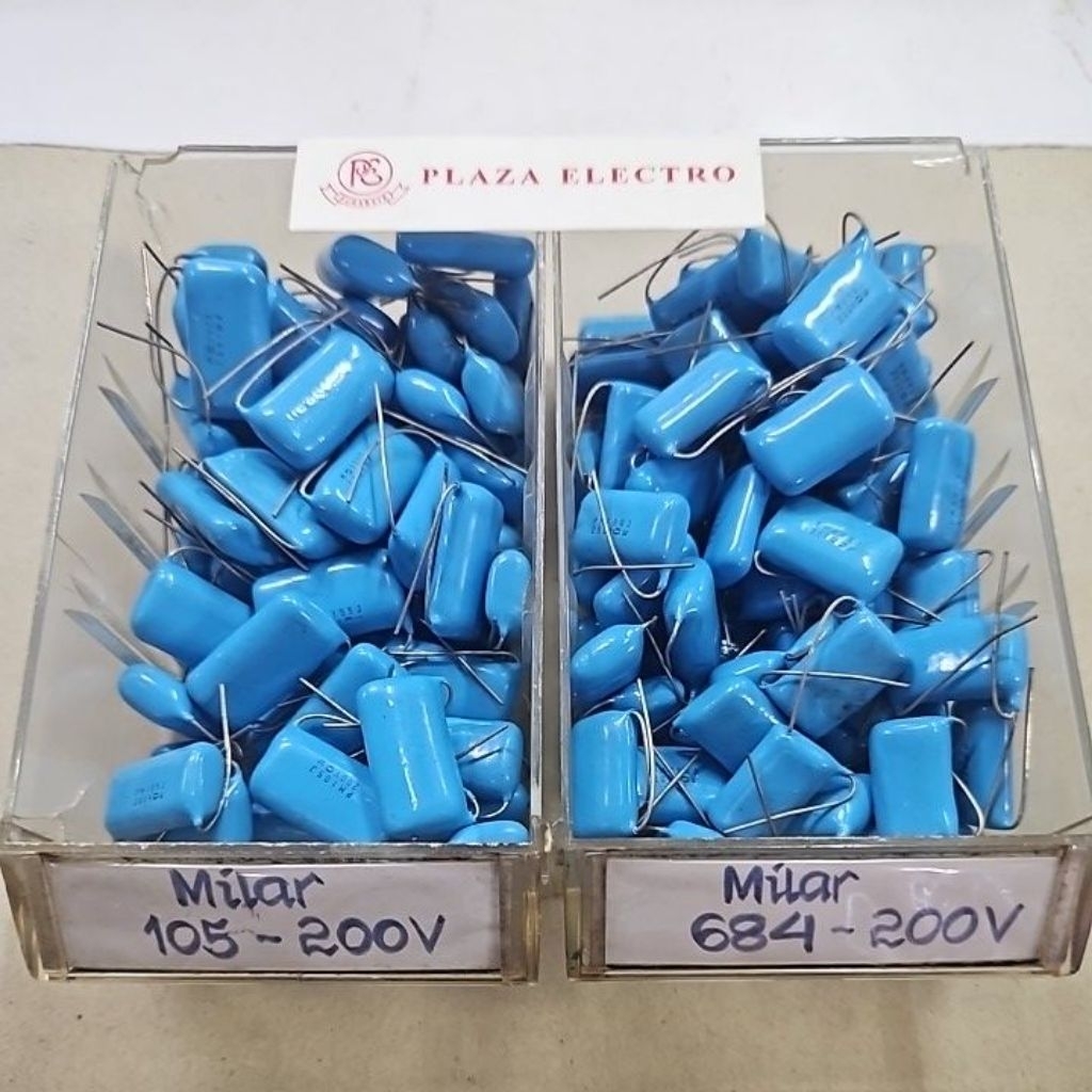CAPASITOR MILAR 105 / 684 J - 200V VOLT KAPASITOR MYLAR