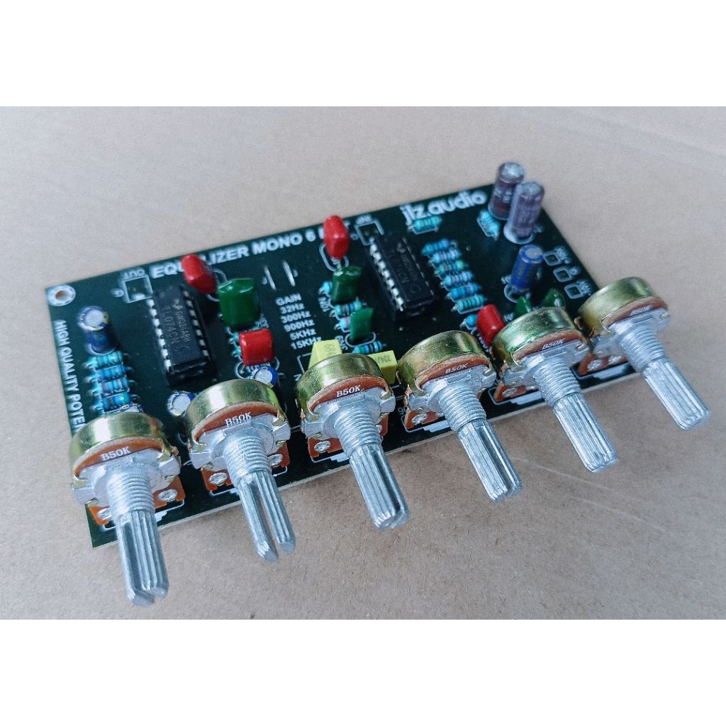 kit tone control Equalizer 6 potensio mono