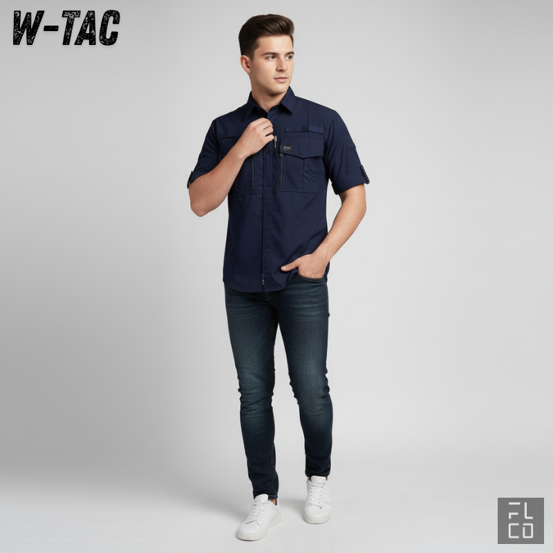 kemeja tactical wtac pendek / kemeja tactical outdoor/ kemeja lapangan