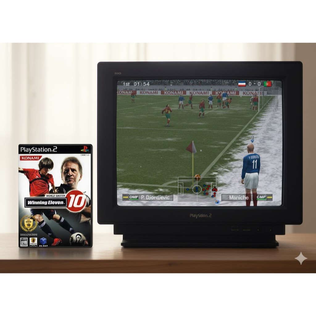 [ Game PS2 Playstation 2 ] World Soccer Winning Eleven 10 ( Translation English Patched )