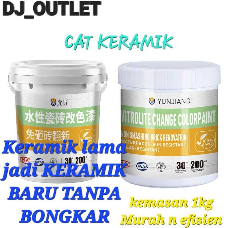 Cat Ubah Warna Keramik – YUNJIANG / Cat Renovasi Keramik Tanpa Bongkar