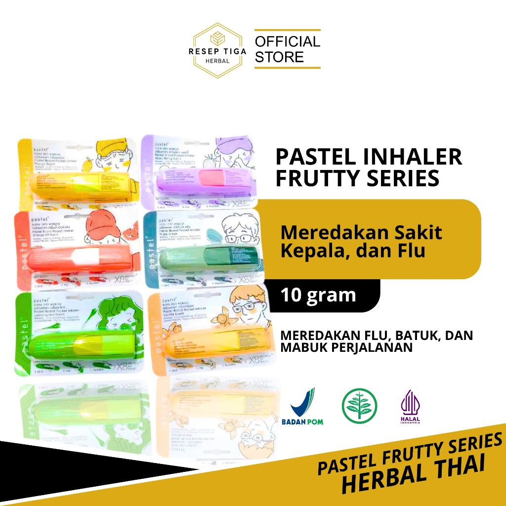 PASTEL POCKET INHALER 2IN1 ORIGINAL THAILAND BAMBAM LISA BLACKPINK | CAP PASTEL INHALER