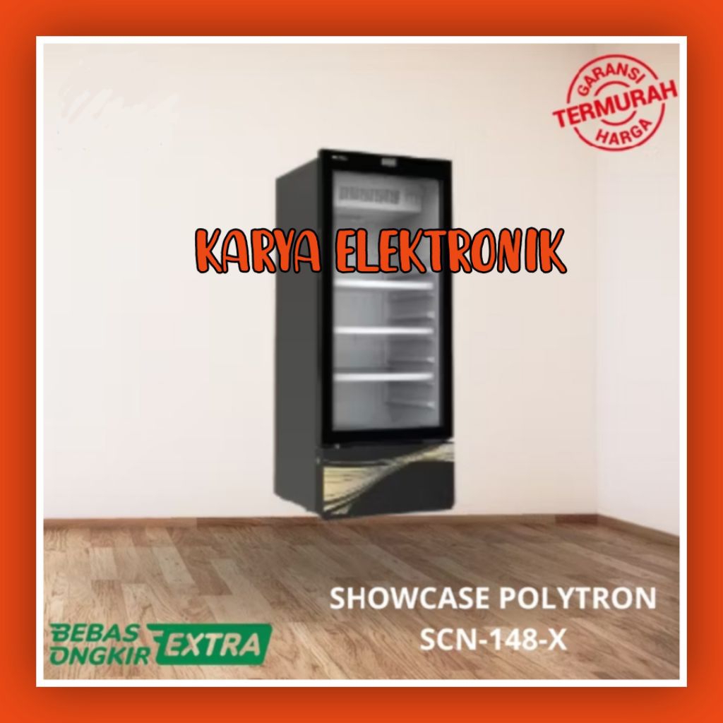SHOWCASE POLYTRON SCN-148X GARANSI 5 TAHUN