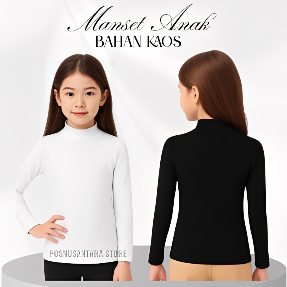 Baju Manset Anak Perempuan Bahan Kaos Manset Remaja Bisa Cod