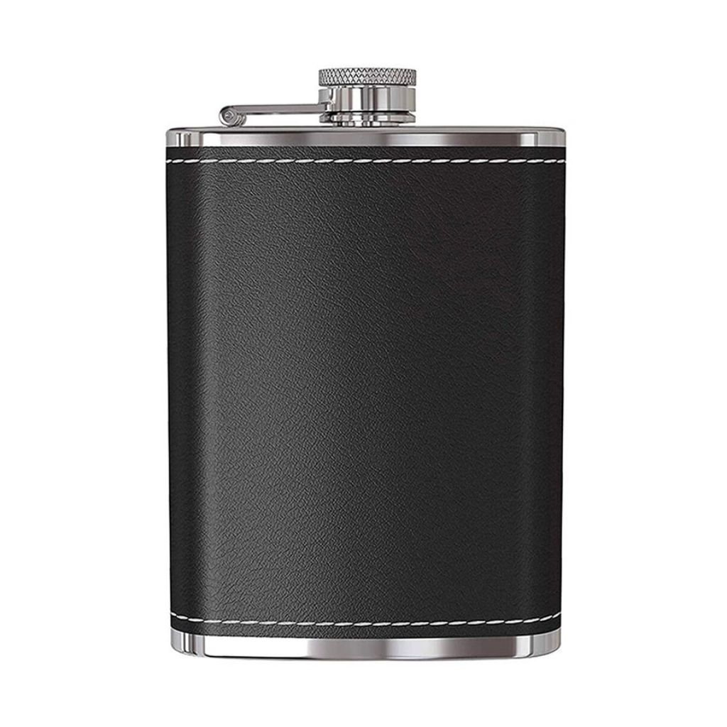 Botol Minum Wine Bir Hip Flask Stainless Steel 8oz