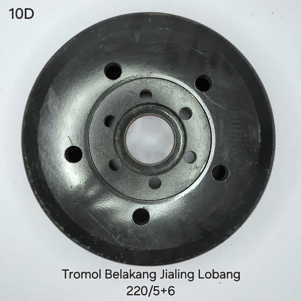 Tromol Belakang Jialing Lobang 220/5+6 (10d) Sparepart Roda Tiga
