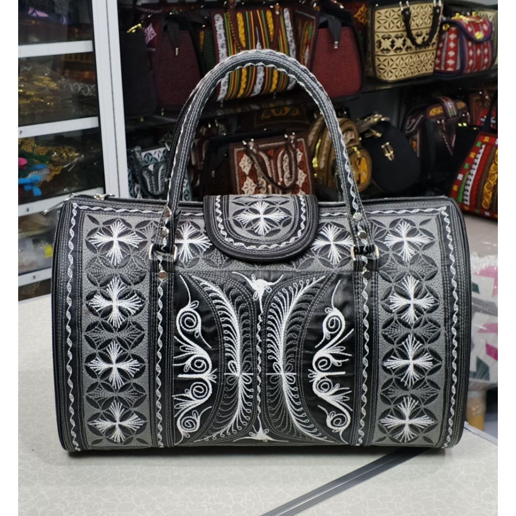 Tas Travel Aceh Bordiran Pintu Aceh/Koper Khas Aceh Mudik/Tas Baju Khas Aceh