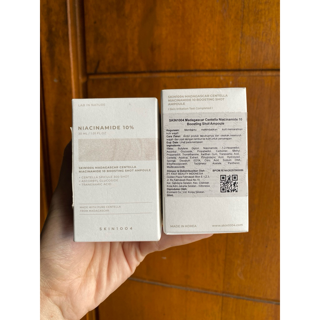 SKIN1004 NIACINAMIDE 10% BOOSTING SHOT AMPOULE
