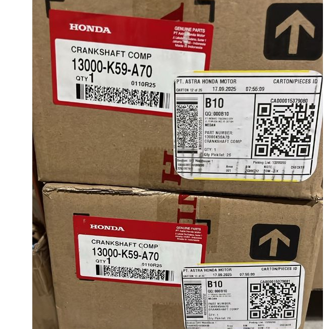 13000K59A70 Crankshaft Comp (Stang Seher Komplit) – Vario 150 eSP 13000-K59-A70