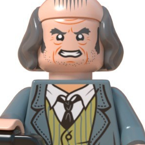 Harry Potter Argus Filch Squid Hogwarts Guard Action Figure Mini Brick