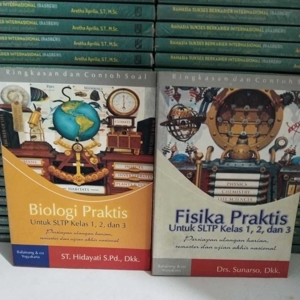 Buku Biologi Praktis/Fisika Praktis Untuk SLTP Kelas 1,2 dan 3