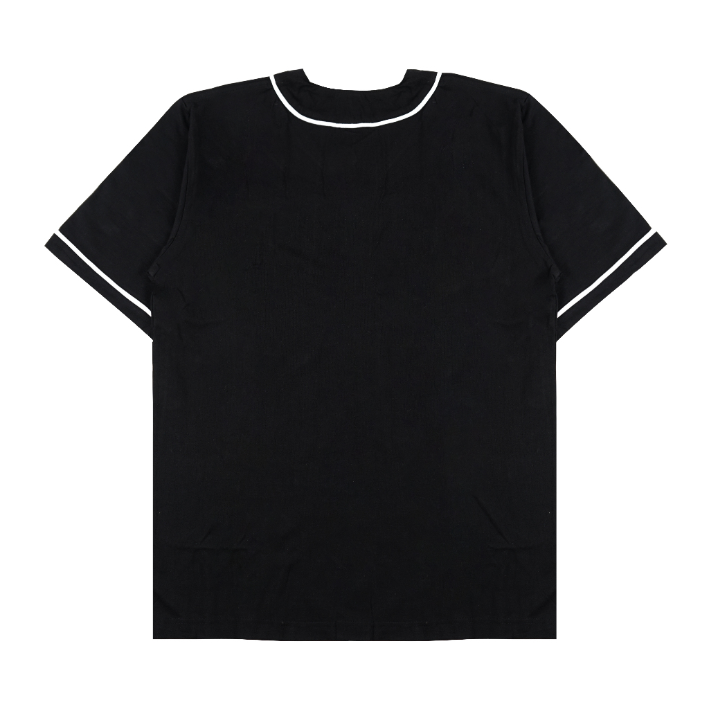 Troy Company Jersey Baseball Tshirt Black Gravity Loop - Kaos Jersey Baseball Hitam BT 2638