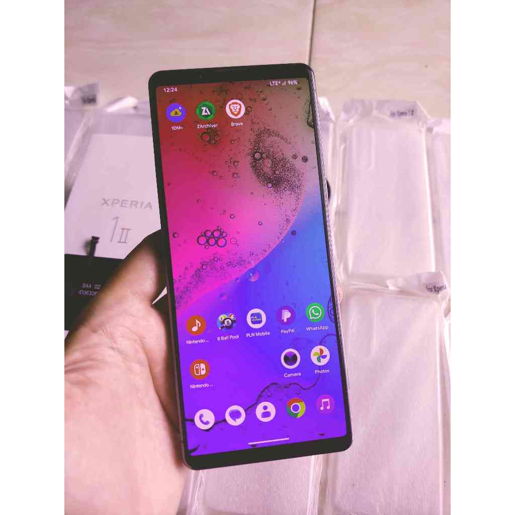 Xperia 1ii Global Bekas imei aman second bunus clear case Sony xperia UBL unlocked 5ii