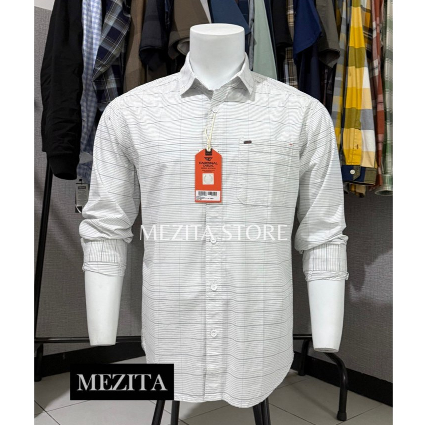 Kemeja Pria Cardinal Casual 1714 Putih