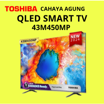 Toshiba QLED TV 43 Inch 43M450NP 4K UHD Smart TV