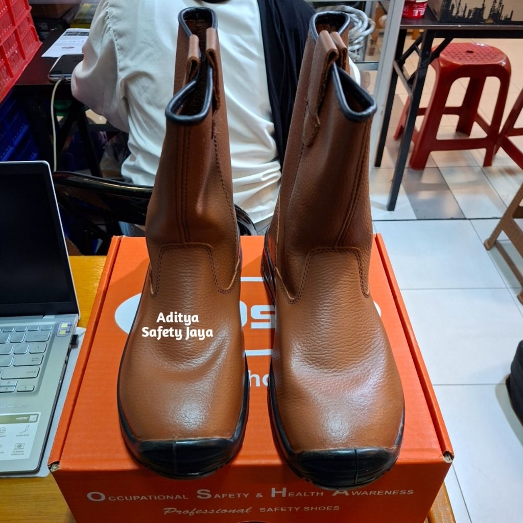 Sepatu Safety Dr. Osha 3398 Original / Safety Shoes Dr. Osha Nevada Boot Berkualitas