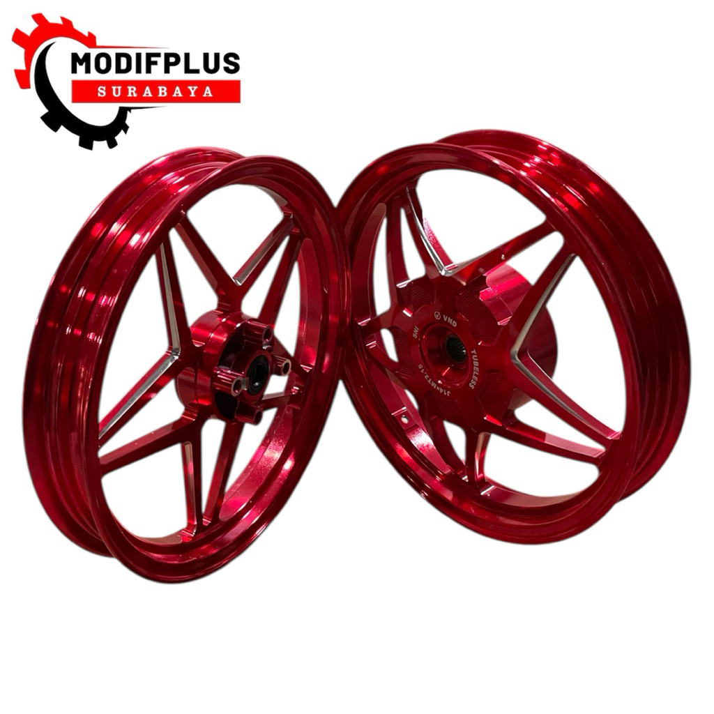 Velg V Speed Vario 125 Ring 14 Merah Merk VND