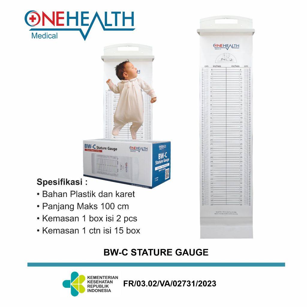 Infantometer WB-C Pengukur Panjang Bayi Akrilik Infant Ruller