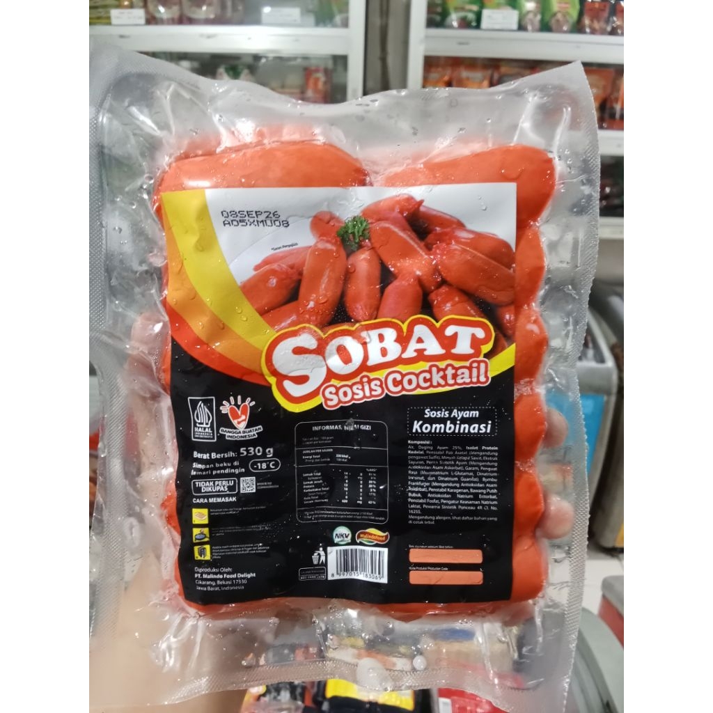 Sobat Sosis Cocktail/Sobat sosis ayam kombinasi 530gr