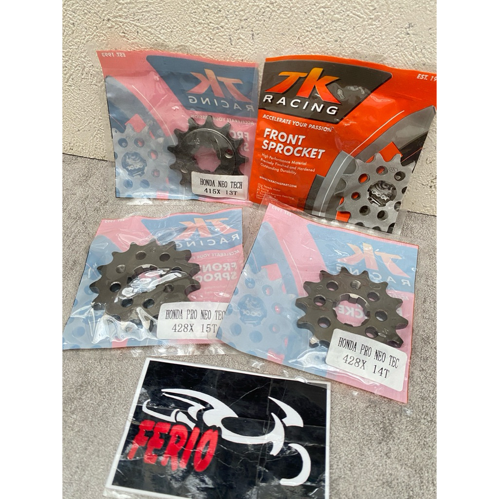 Gear Depan Gir TK Racing Megapro KCT 415 428 TK Racing