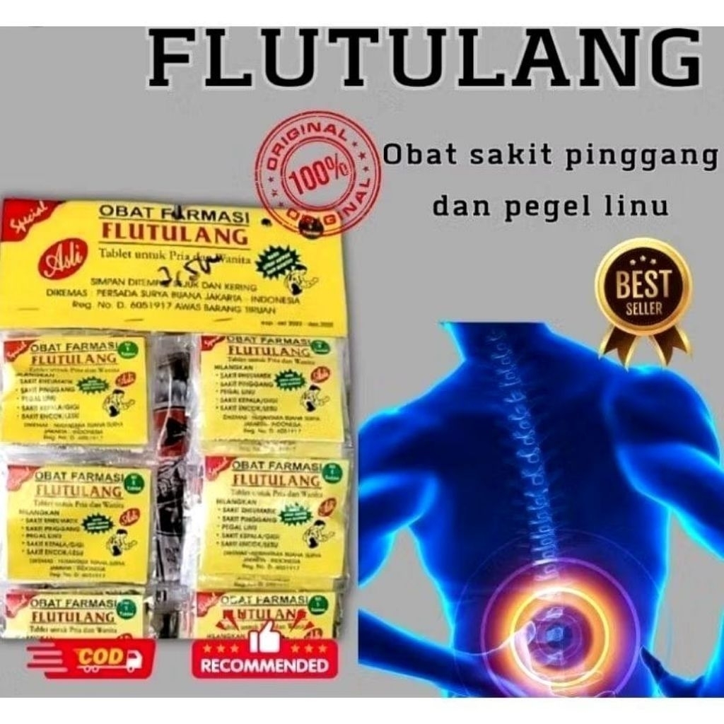 tradisional Flu tulang obat farmasi 50 sachet