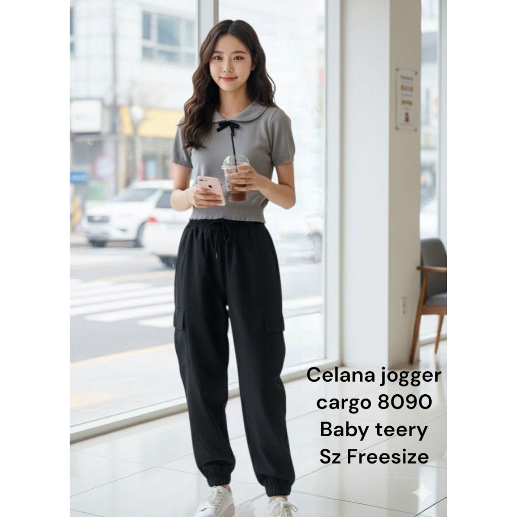 celana cargo cewek celana cargo perempuan celana cargo wanita celana jogger cewek celan jogger perem