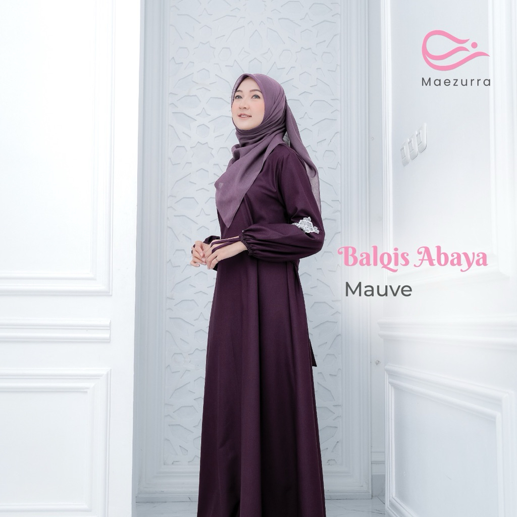 BALQIS DRESS ABAYA BASIC/ gamis lebaran / abaya lebaran / Abaya maroon / Abaya Hitam / Abaya Polos A