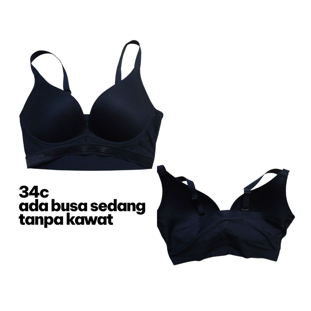 bra 36b 34c  40b 32b  tanpa kawat pullover