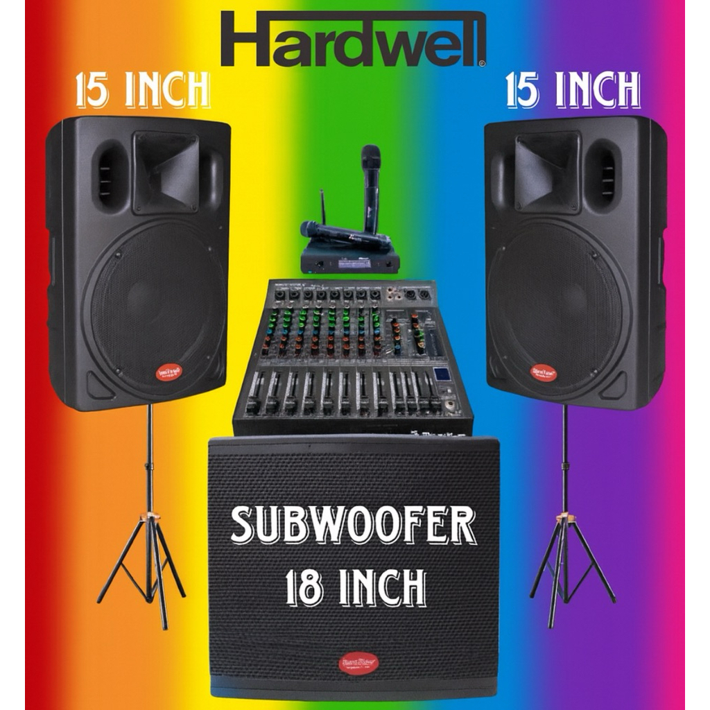 Paket Baretone 15 Inch BT-A1530PRO + Subwoofer 18 Inch Mixer 8 Channel