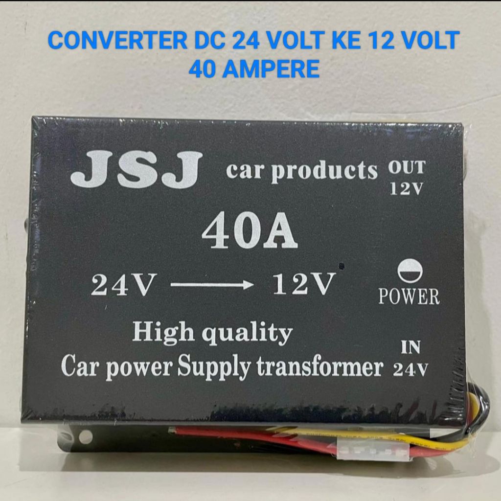 Converter DC 24 volt ke 12 volt 40 ampere - Step down 40A