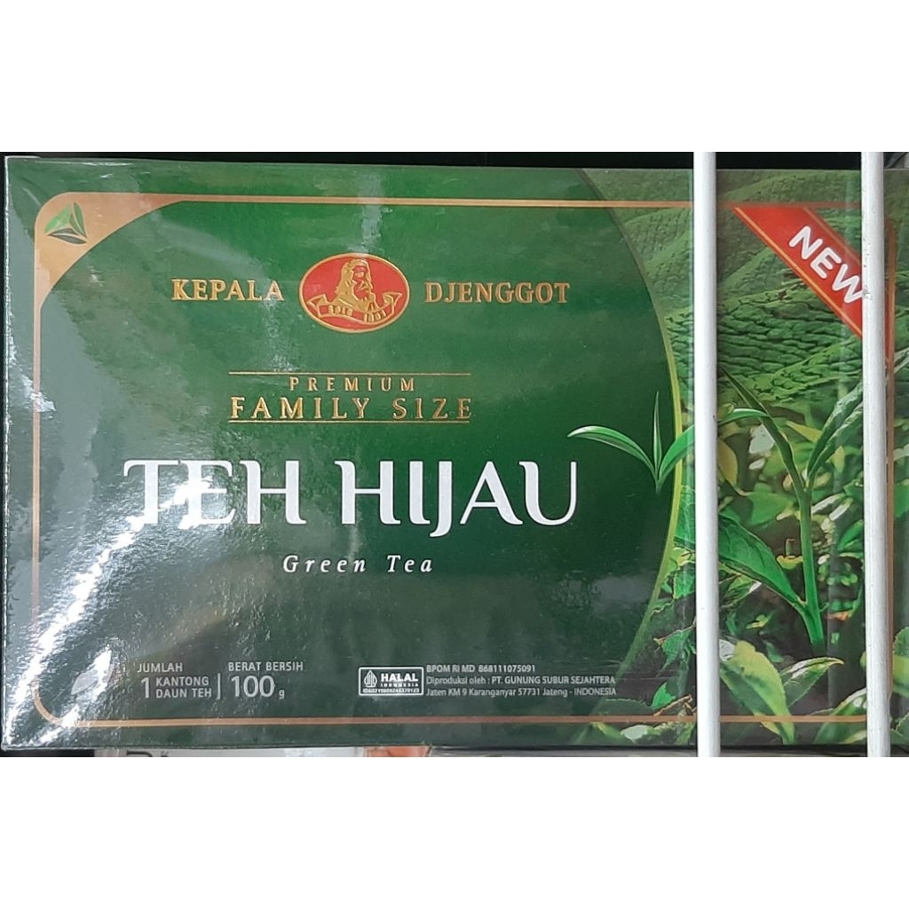 Teh hijau kepala jenggot