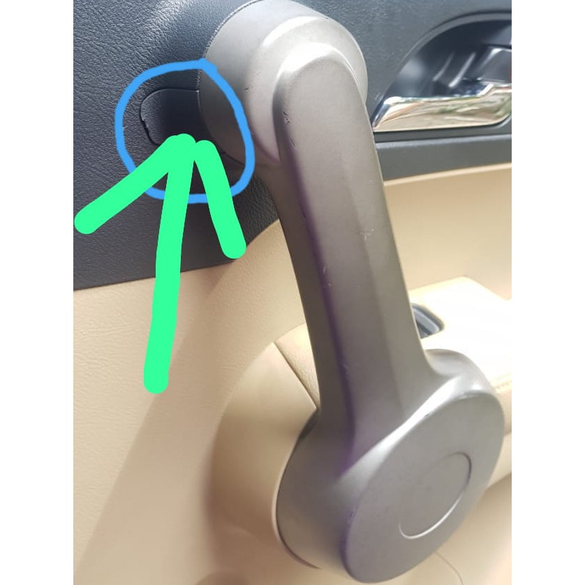 Orisinil Copotan Tutup Baut Handle Pintu Interior (bagian atas) CRV Gen 3 (2007-2012) Kiri/Kanan